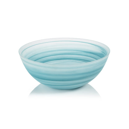 Azur Alabaster Glass Bowl - Bowls by Carlyle Avenue