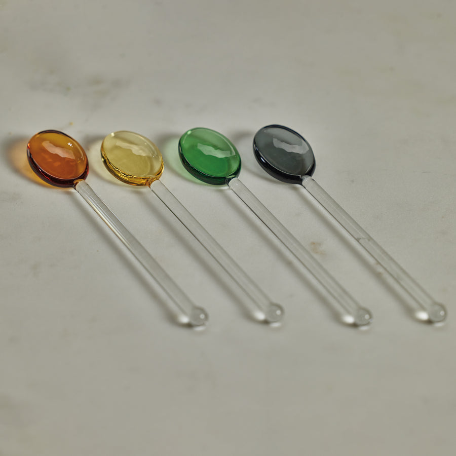 Baglioni Glass Spoon (Boxed Set of 4) - Tableware by Carlyle Avenue