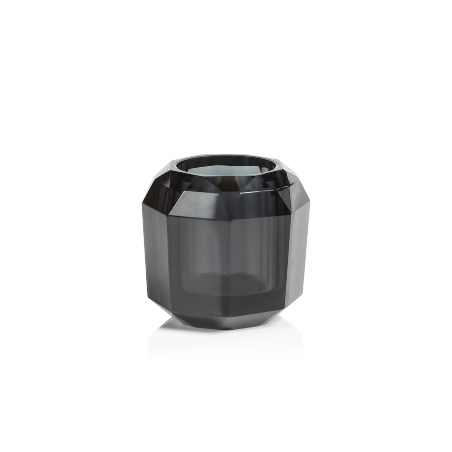 Celine Faceted Crystal Vase/Tealight Holder - Vases by Carlyle Avenue