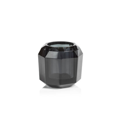 Celine Faceted Crystal Vase / Tealight Holder - Candle Holders by Carlyle Avenue