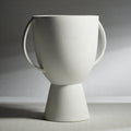Linz Matte White Ceramic Vase - Vases by Carlyle Avenue