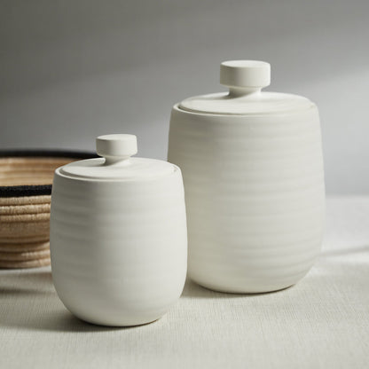 Arpège Lidded Jar - Jar by Carlyle Avenue