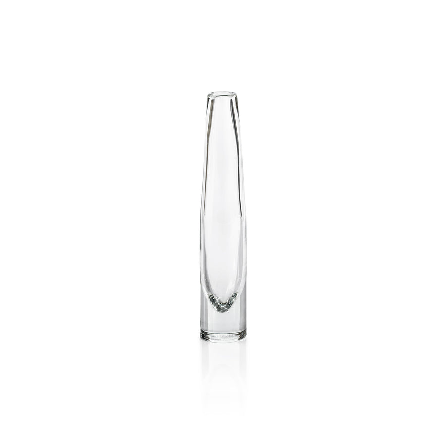 Tate Slim Glass Vase - Clear - Vases by Carlyle Avenue