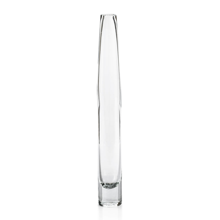Tate Slim Glass Vase - Clear - Vases by Carlyle Avenue