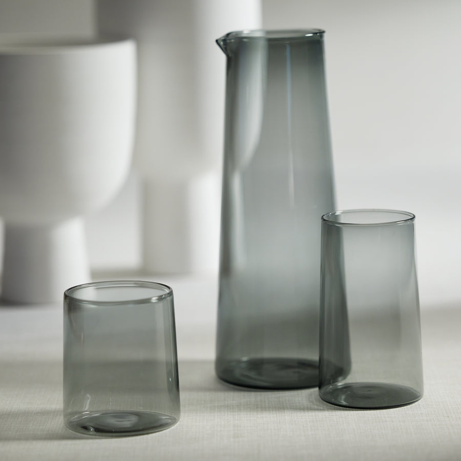 L'Avenue Glassware - Smoke - Drinkware by Carlyle Avenue