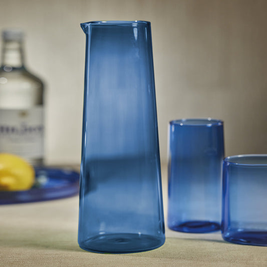 L'Avenue Glassware - Light Cobalt - Drinkware by Carlyle Avenue