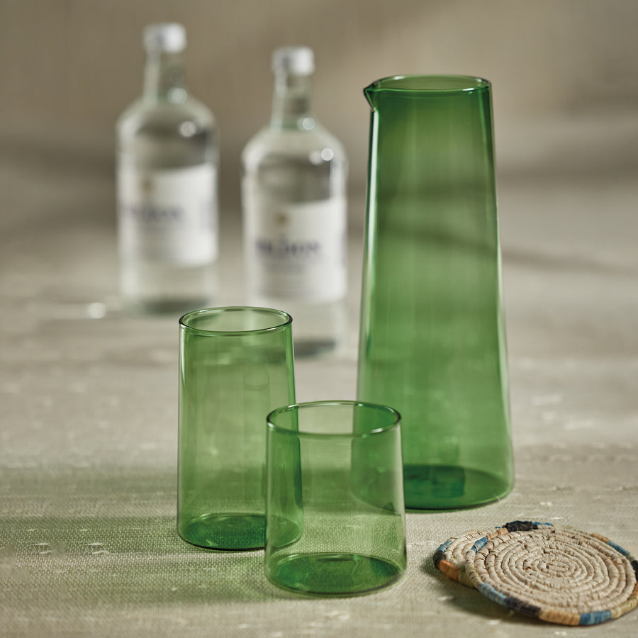 L'Avenue Glassware - Fern Green - Drinkware by Carlyle Avenue