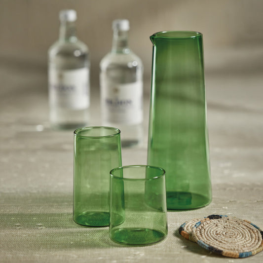 L'Avenue Glassware - Fern Green - Drinkware by Carlyle Avenue