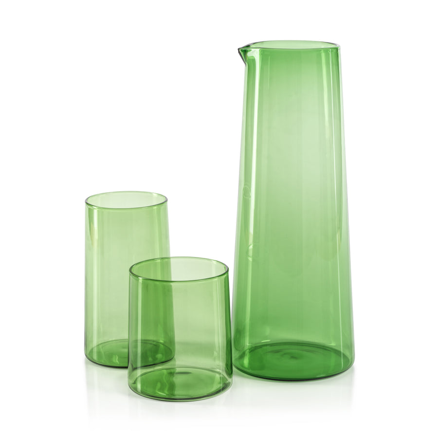L'Avenue Glassware - Fern Green - Drinkware by Carlyle Avenue
