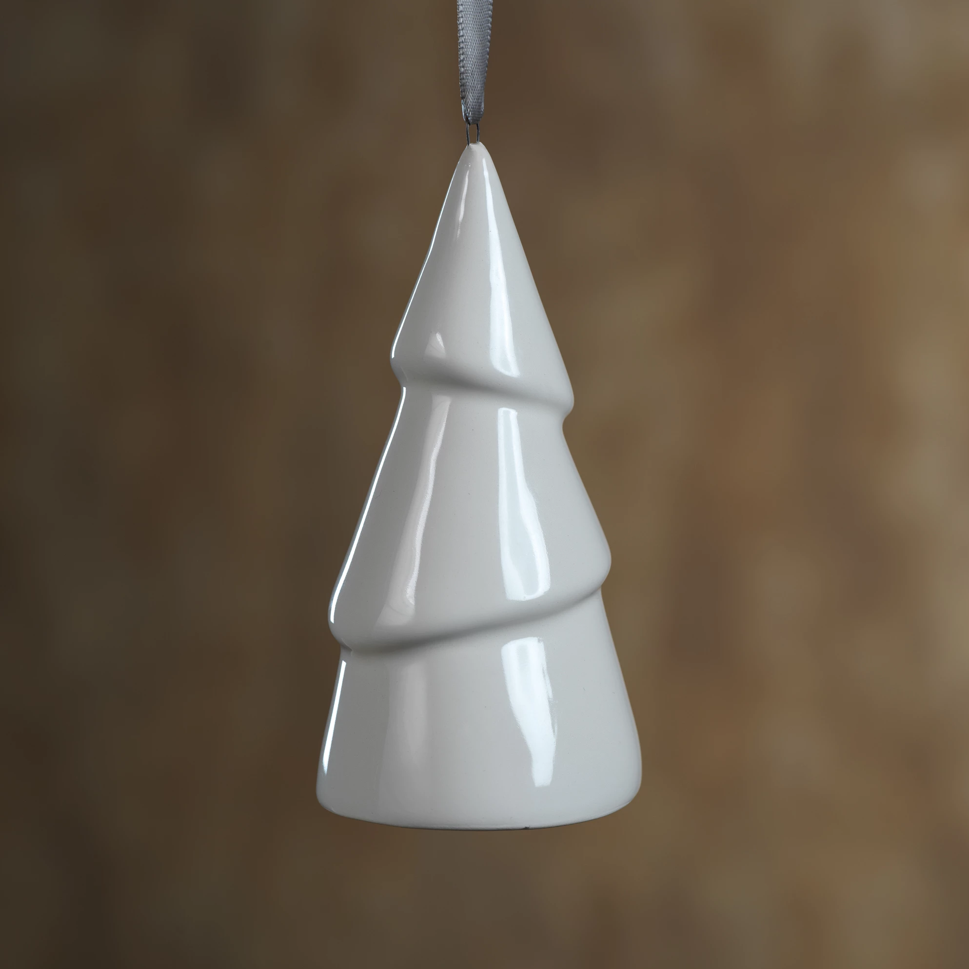 Ceramic White Tree Ornament - Set of 4 - Ornaments by Carlyle Avenue
