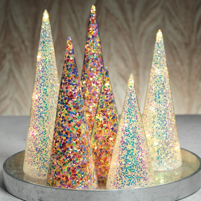 LED Sequin Tree - Multicolor - Holiday Decor by Carlyle Avenue