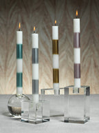 Modern & Festive Metallic Formal Taper Candles - Box of 6 - Candles by Carlyle Avenue