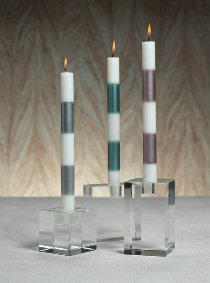 Modern & Festive Metallic Formal Taper Candles - Box of 6 - Candles by Carlyle Avenue