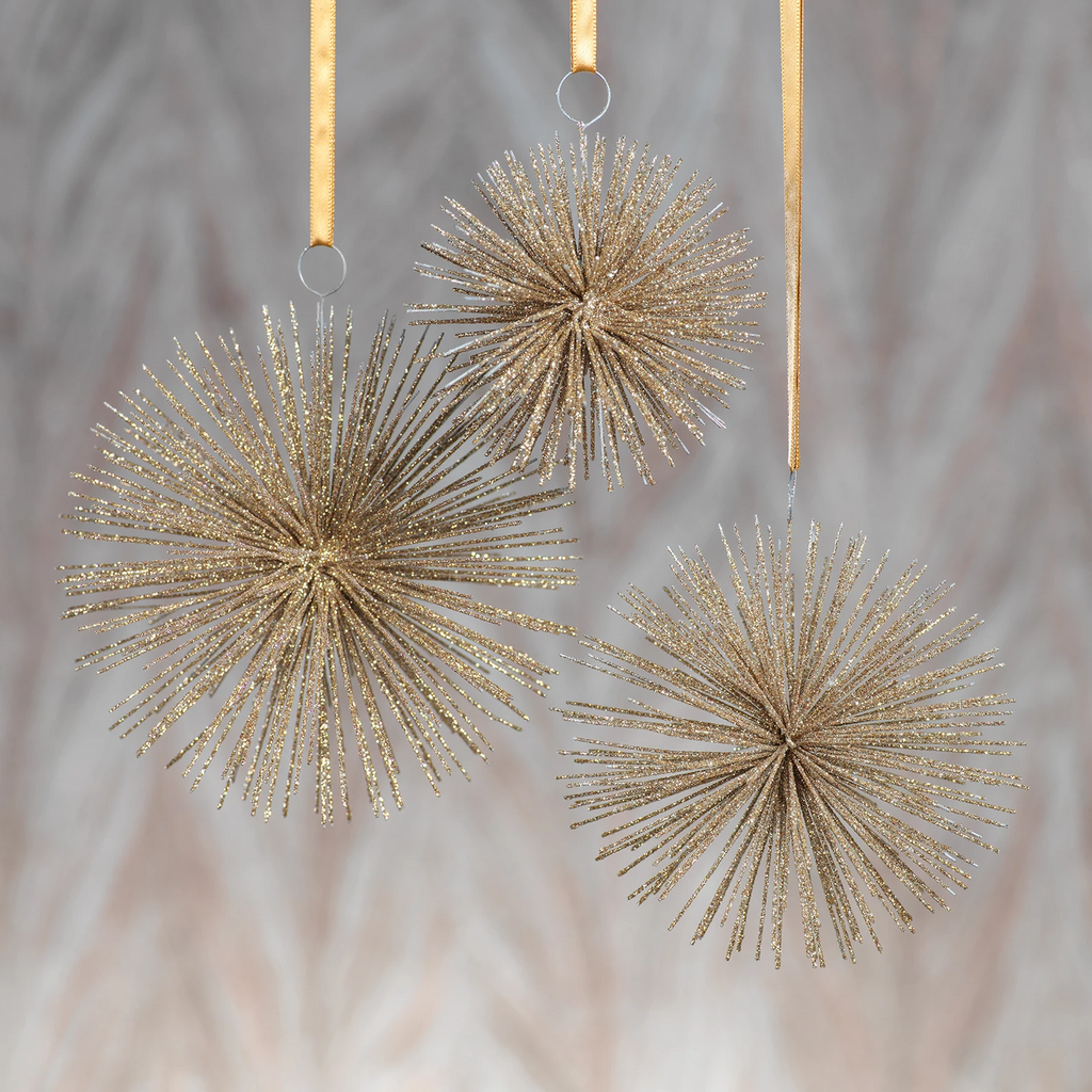 Wire Star Burst Ornament - Ornaments by Carlyle Avenue