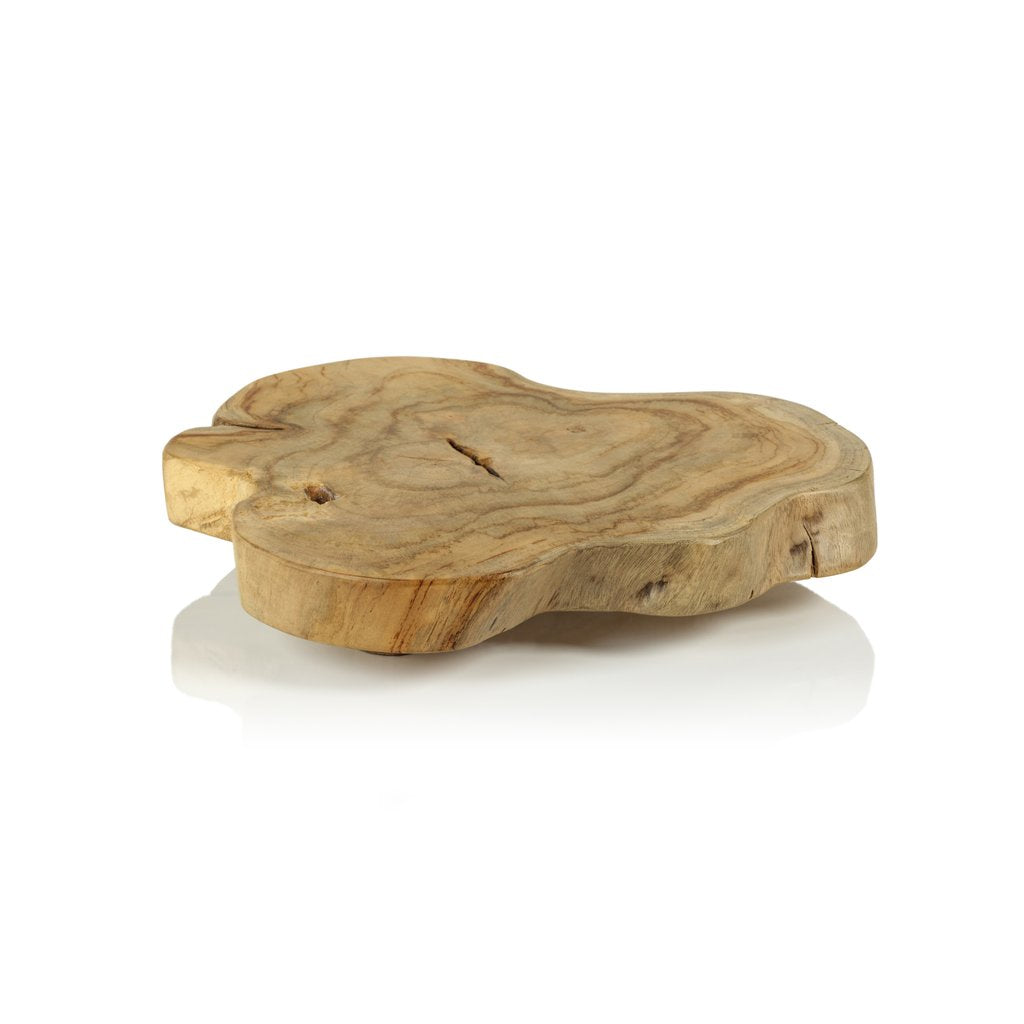 Organic Shape Natural Wood Charcuterie and Cheese Board - Tray by Carlyle Avenue