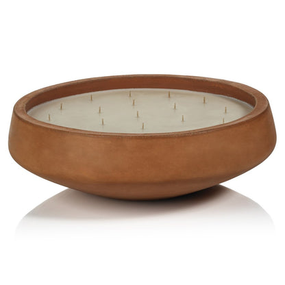San Miguel Outdoor 20 wick Concrete Scented Candle - Terracotta - Candles by Carlyle Avenue