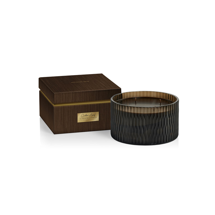 AG Cedar Leaf & Hinoki Cypress Candle Jar w/Box - Candles by Carlyle Avenue