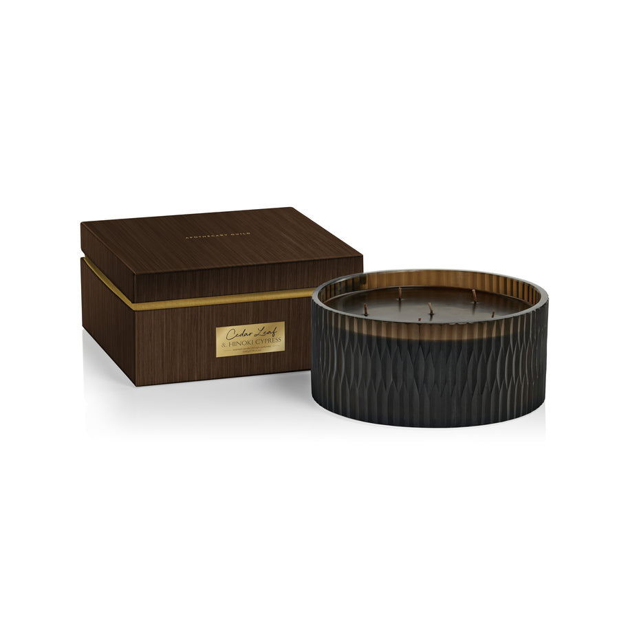 AG Cedar Leaf & Hinoki Cypress Candle Jar w/Box - Candles by Carlyle Avenue