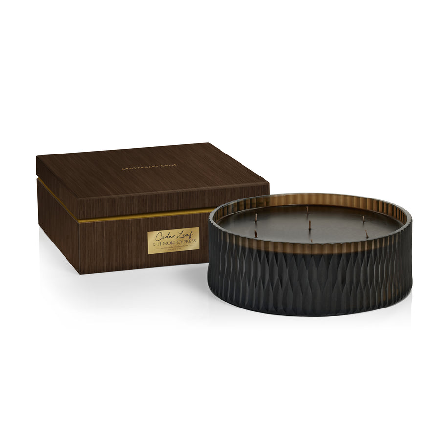 AG Cedar Leaf & Hinoki Cypress Candle Jar w/Box - Candles by Carlyle Avenue