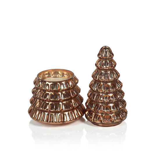 Christmas Tree Candle - Dark Gold - Candles by Carlyle Avenue
