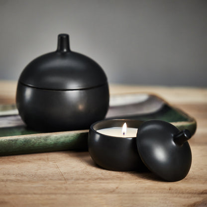 Bodega Ceramic Candle - Black - Candles by Carlyle Avenue
