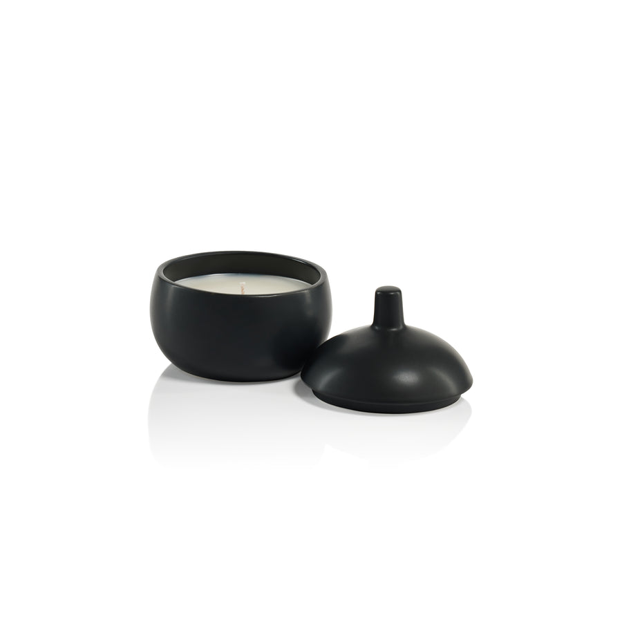 Bodega Ceramic Candle - Black - Candles by Carlyle Avenue
