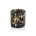 AG Opal Glass Candle - Amber & Black - Candles by Carlyle Avenue