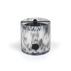 AG Opal Glass Candle - Clear & Gray - Candles by Carlyle Avenue