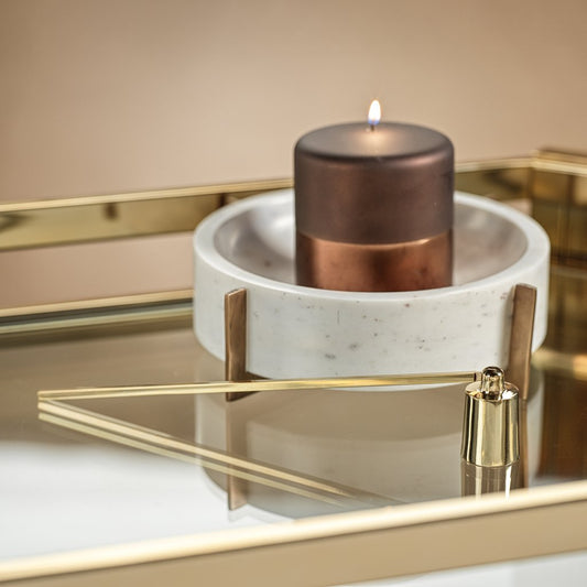 Gold Brass Candle Snuffer - Candle Snuffer by Carlyle Avenue