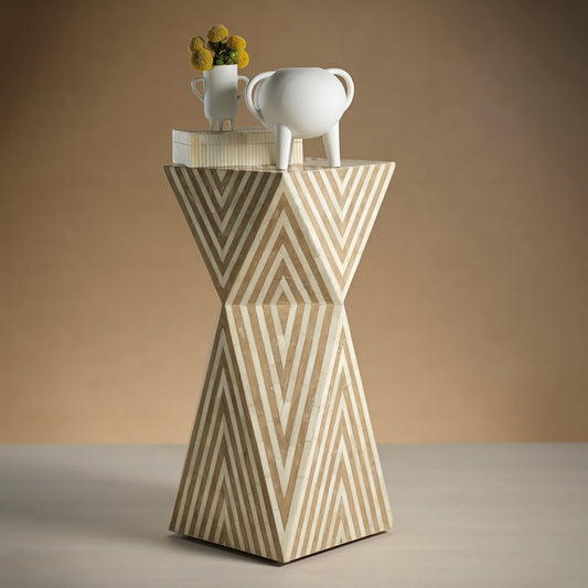 Mariana Bone Inlay Side / Cocktail Table - Furniture by Carlyle Avenue