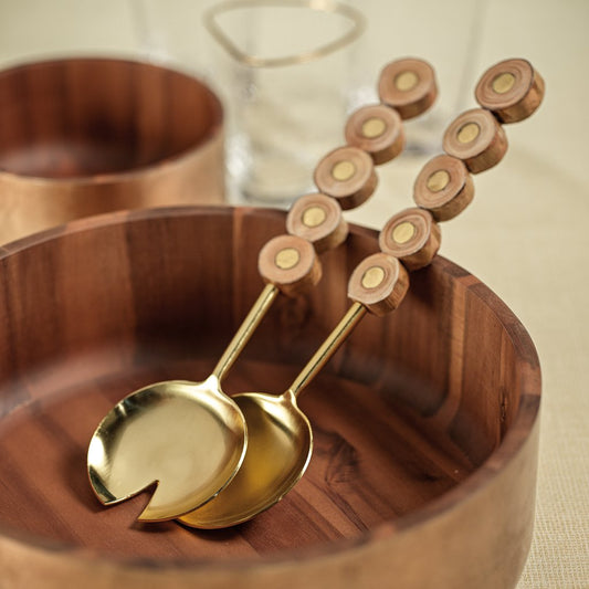 South Bay Metal and Wood Server Set - Tableware by Carlyle Avenue