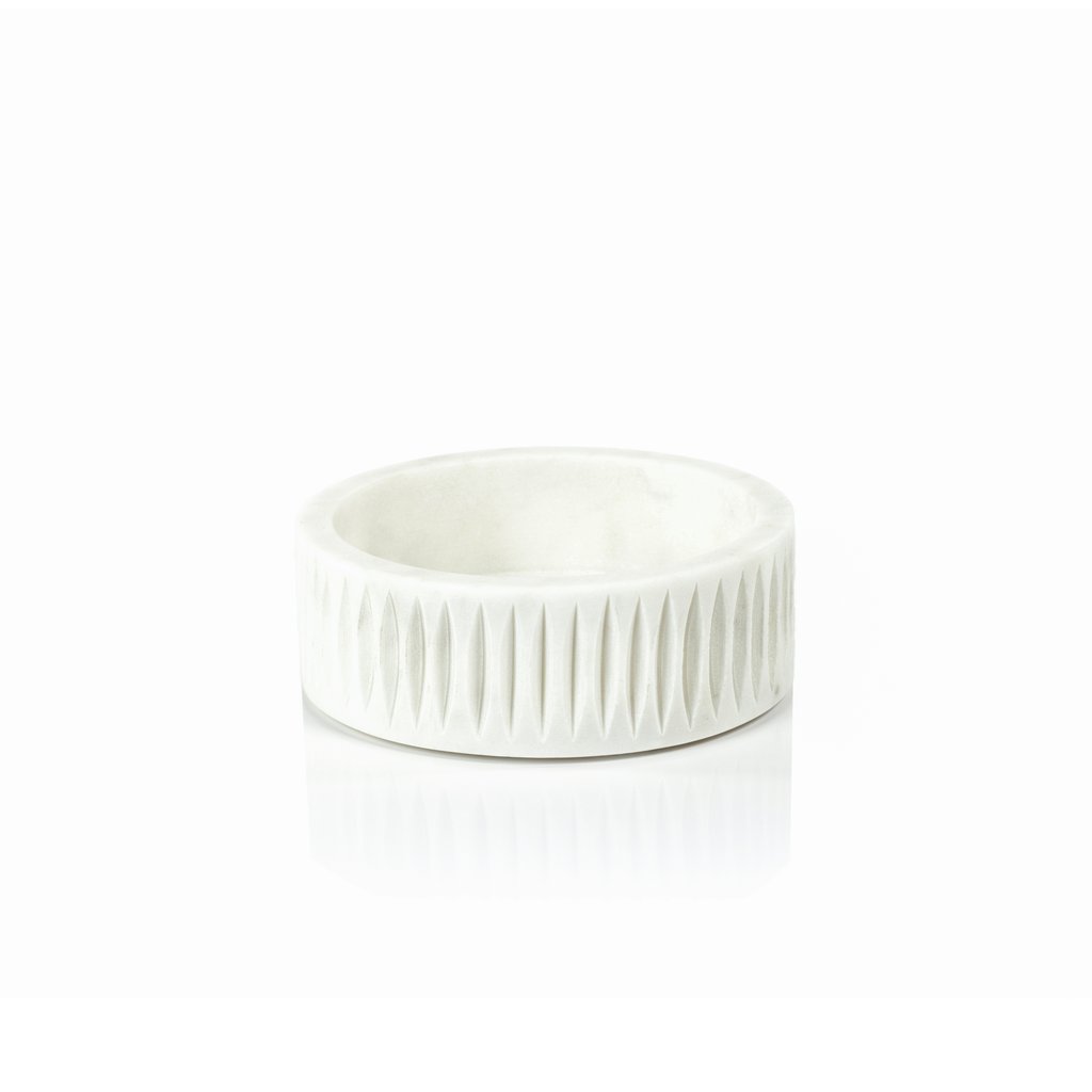 Arezzo Carved Marble Bowl - Bowls by Carlyle Avenue