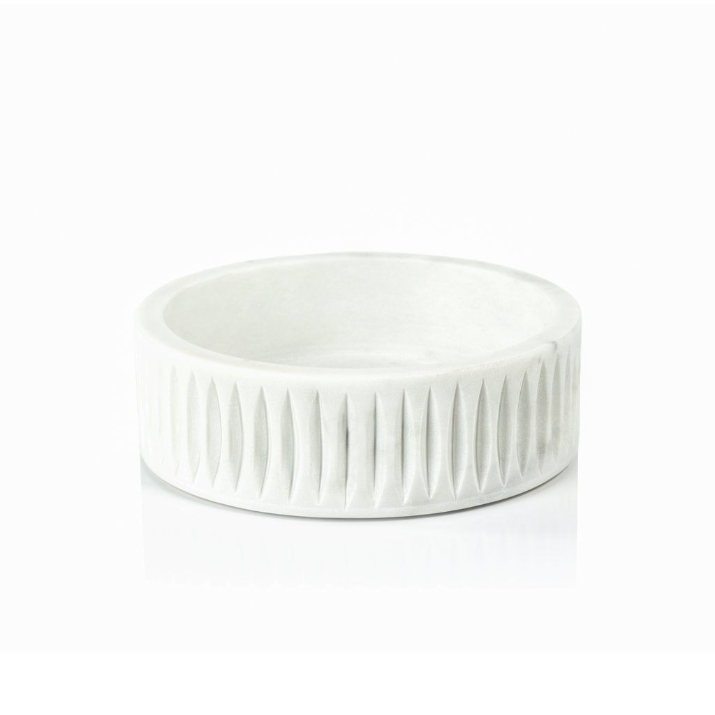 Arezzo Carved Marble Bowl - Bowls by Carlyle Avenue