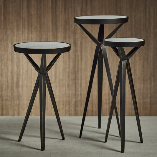 Iron Cocktail Table w/Marble Top - Furniture by Carlyle Avenue