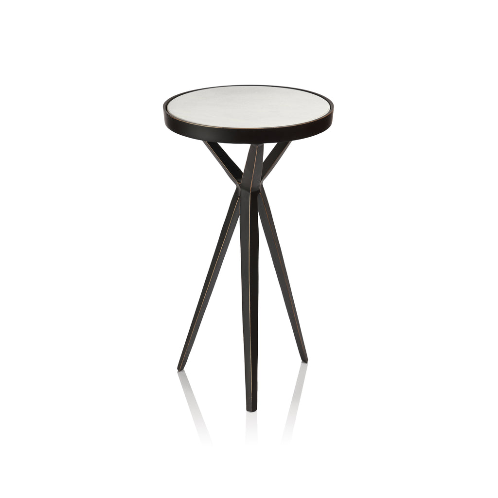 Iron Cocktail Table w/Marble Top - Furniture by Carlyle Avenue