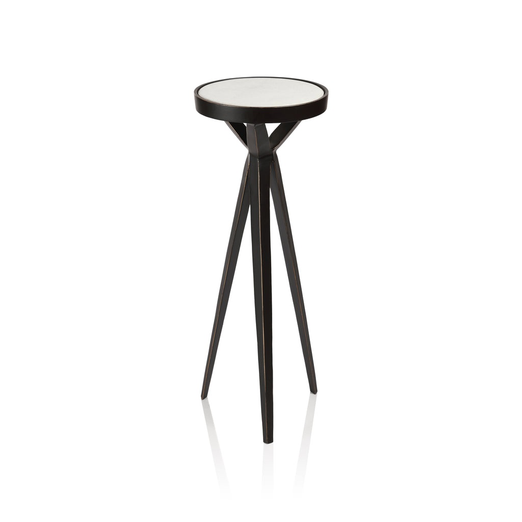 Iron Cocktail Table w/Marble Top - Furniture by Carlyle Avenue