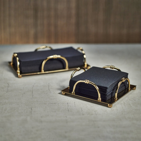Alessia Napkin Holder - Gold - Napkin Holders & Dispensers by Carlyle Avenue