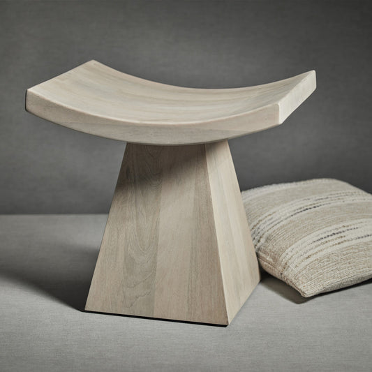 Niigata Mango Wood Stool - Furniture by Carlyle Avenue