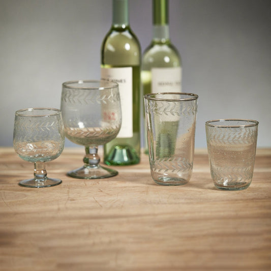 Tuscan Handmade Etched Drinkware - Drinkware Sets by Carlyle Avenue