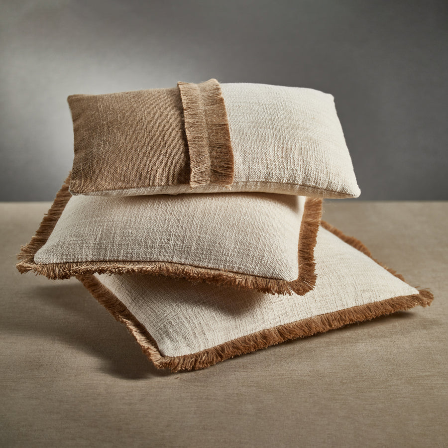 Cost Blanca Cotton & Jute Throw Pillow - Throw Pillows by Carlyle Avenue