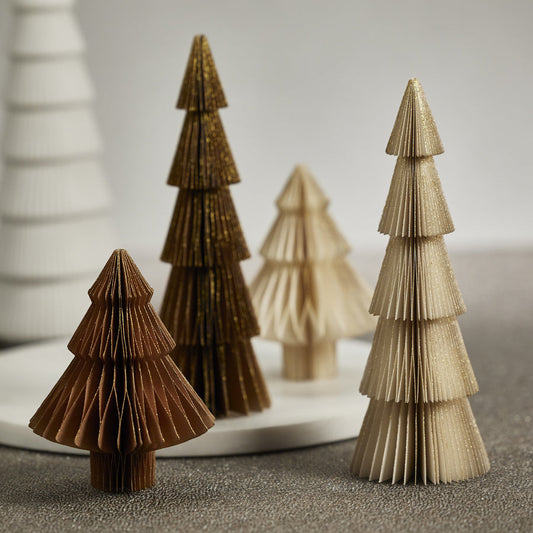 Wish Paper Decorative Tree - Gold - Seasonal & Holiday Decorations by Carlyle Avenue