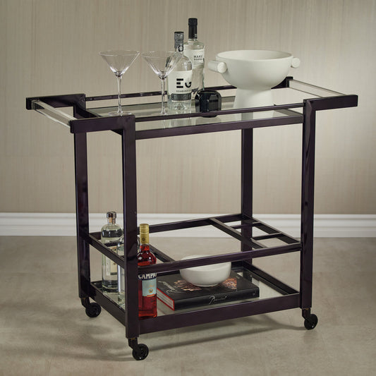 The Beaumont Bar Cart - Black Nickel - Furniture by Carlyle Avenue