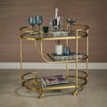 The Claridge Bar Cart - Gold - Furniture by Carlyle Avenue