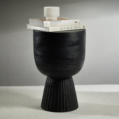 Vetro Mango Wood Accent Table/Stool - Furniture by Carlyle Avenue