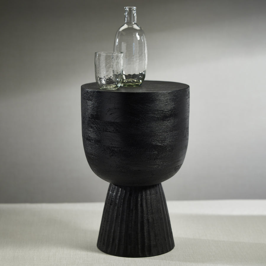 Vetro Mango Wood Accent Table/Stool - Furniture by Carlyle Avenue