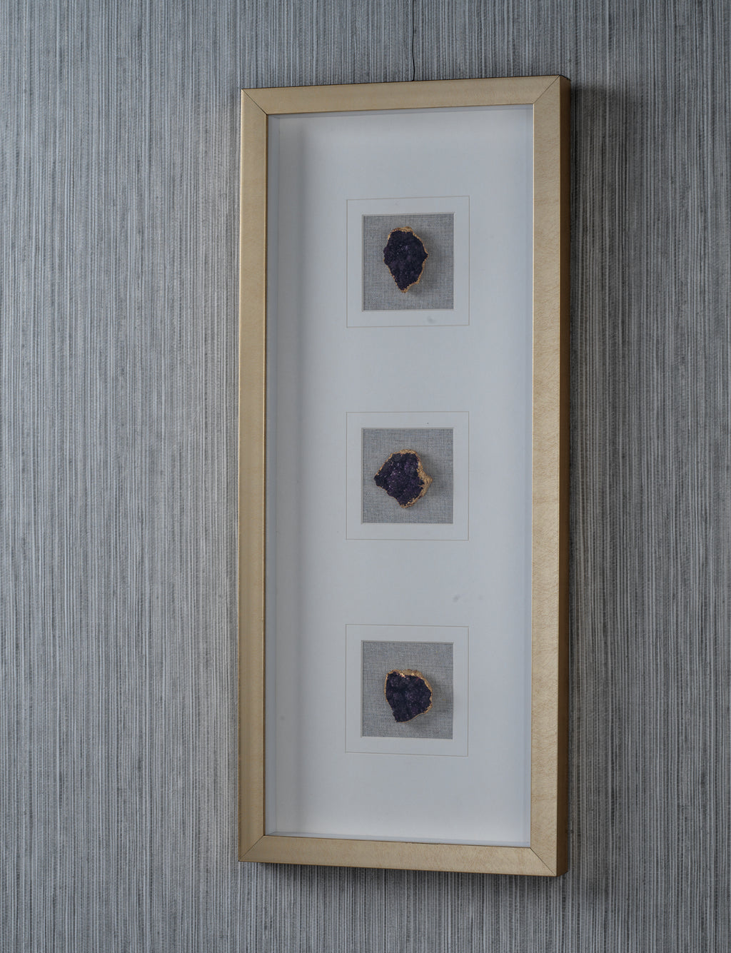 Gold Framed Amethyst Crystal - Decorative Accessories by Carlyle Avenue