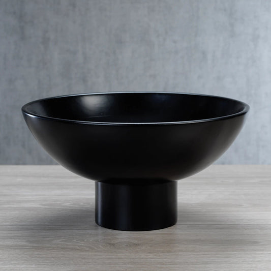 Côte d'Ivoire Mango Wood Bowl - Black - BOWL by Carlyle Avenue
