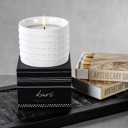 Kari Candle - Tobacco Flower - Home Fragrance by Carlyle Avenue