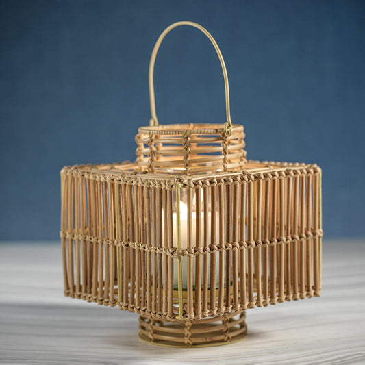 Moana Bamboo Lantern - Candle Holders by Carlyle Avenue