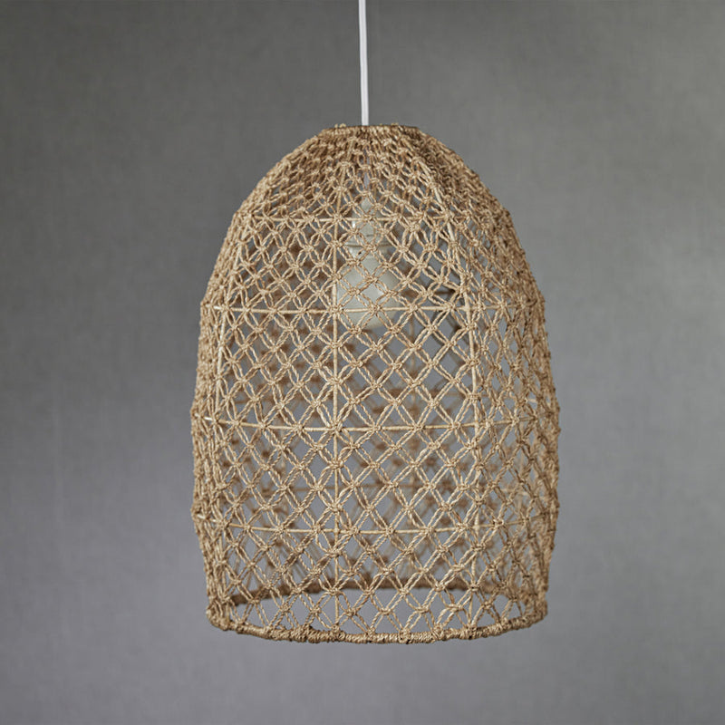 Scorpios Natural Abaca Pendant Lamp - Lighting by Carlyle Avenue